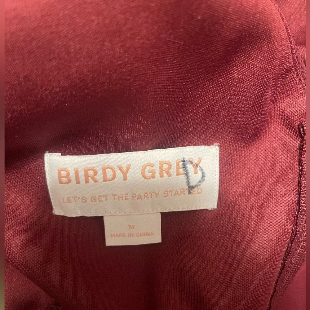 BIRDY GREY, Elegant Burgundy Maxi Dress - Picture 7 of 8